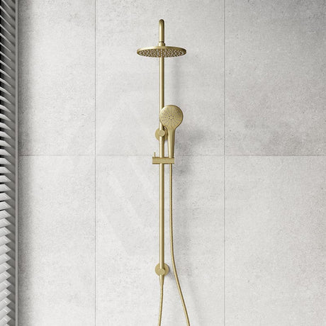 Meir 200/300mm Round Twin Shower Set with Three Function Handheld Universal Water Inlet Variant Colour Available