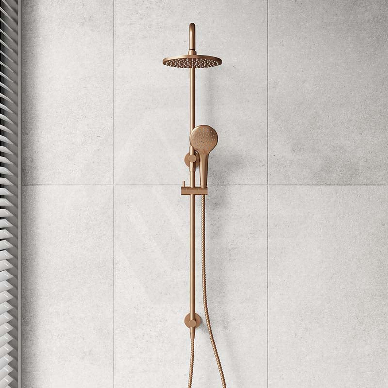 Meir 200/300mm Round Twin Shower Set with Three Function Handheld Universal Water Inlet Variant Colour Available