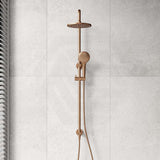 Meir 200/300mm Round Twin Shower Set with Three Function Handheld Universal Water Inlet Variant Colour Available