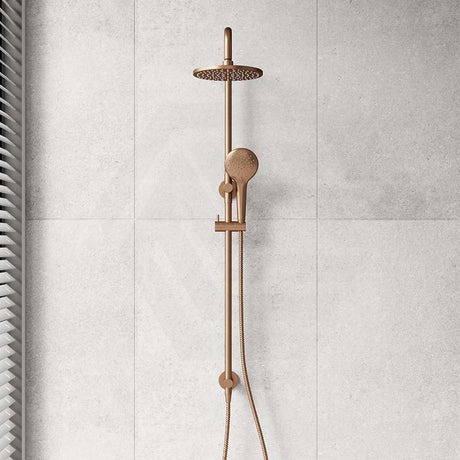 Meir 200/300mm Round Twin Shower Set with Three Function Handheld Universal Water Inlet Variant Colour Available