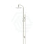 Meir 200/300Mm Round Twin Shower Set Universal Water Inlet Variant Colour Available Brushed Nickel