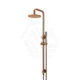 Meir 200/300mm Round Twin Shower Set Universal Water Inlet Variant Colour Available