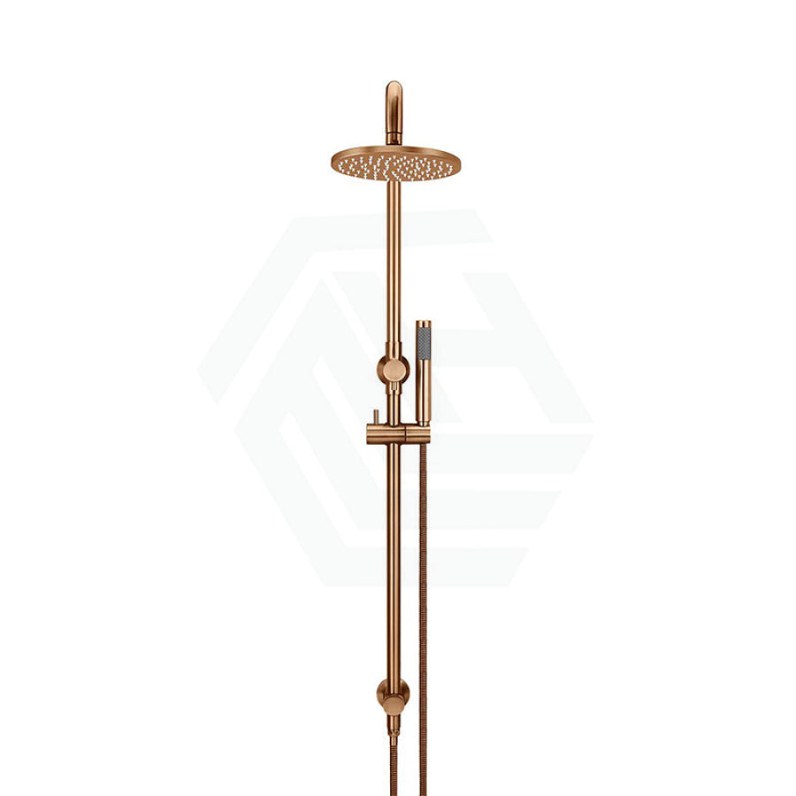 Meir 200/300Mm Round Twin Shower Set Universal Water Inlet Variant Colour Available