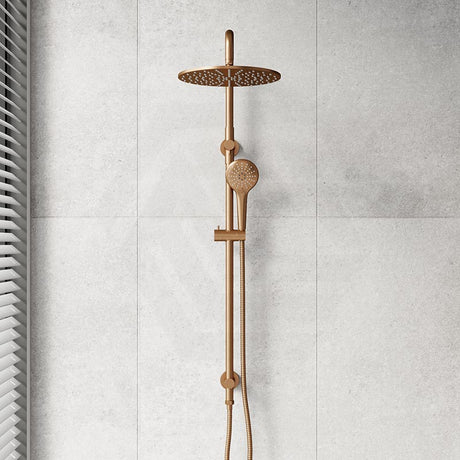 Meir 200/300mm Round Twin Shower Set with Three Function Handheld Universal Water Inlet Variant Colour Available