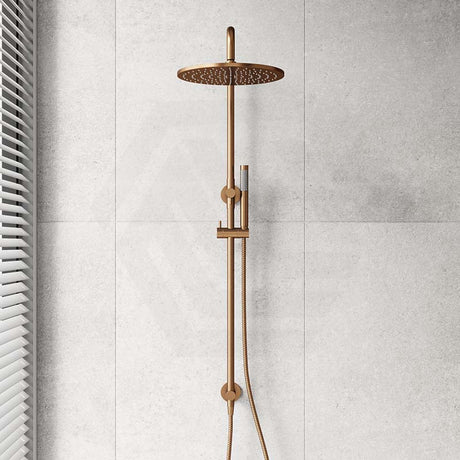 Meir 200/300mm Round Twin Shower Set Universal Water Inlet Variant Colour Available