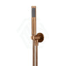 Meir Round Hand Shower On Fixed Bracket Variant Colour Available