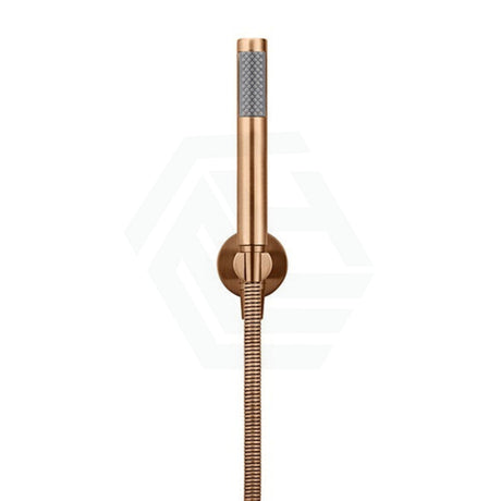 Meir Round Hand Shower On Fixed Bracket Variant Colour Available Matt Black Handheld Sets