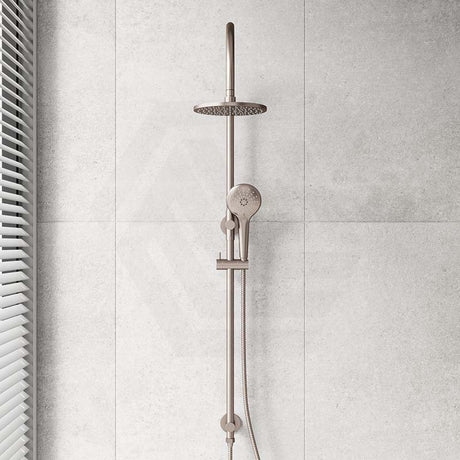 Meir 200/300mm Round Overhead Shower Set with Three Function Handheld Universal Water Inlet Variant Colour Available