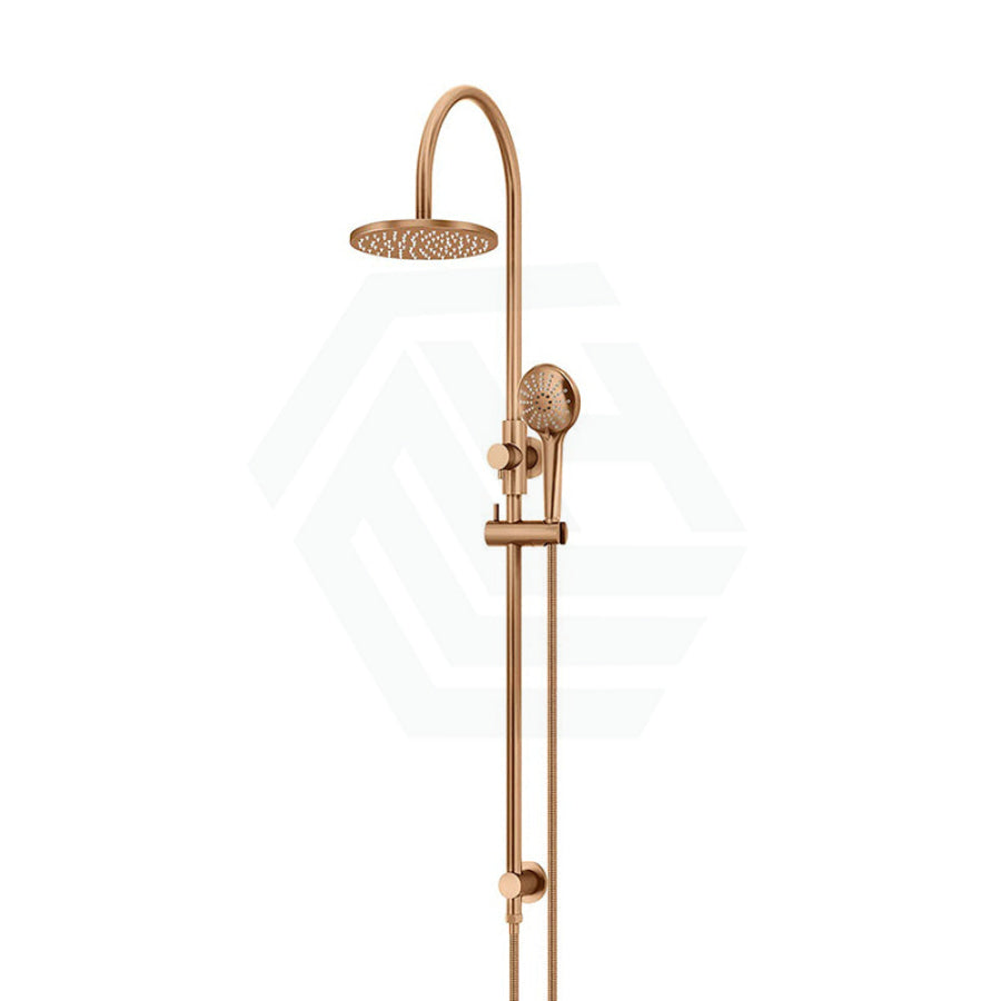 Meir 200/300Mm Round Overhead Shower Set With Three Function Handheld Multi Colour Universal Water