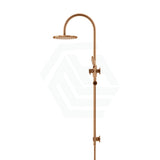Meir 200/300mm Round Overhead Shower Set with Three Function Handheld Universal Water Inlet Variant Colour Available