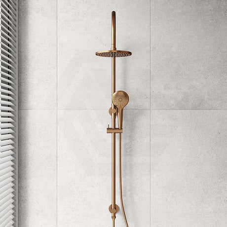 Meir 200/300mm Round Overhead Shower Set with Three Function Handheld Universal Water Inlet Variant Colour Available