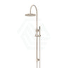 Meir 200/300Mm Round Overhead Shower Set With Hand Multi Colour Universal Water Inlet Champagne /
