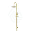 Meir 200/300Mm Round Overhead Shower Set With Hand Multi Colour Universal Water Inlet Pvd Tiger