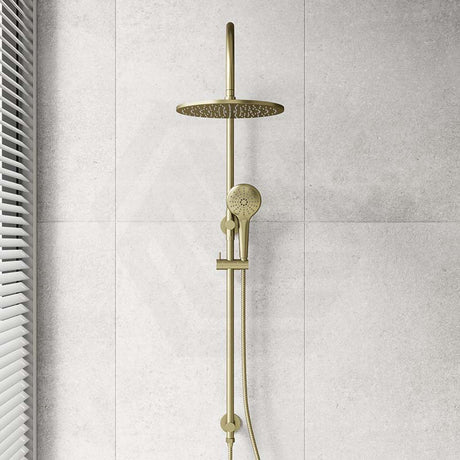 Meir 200/300mm Round Overhead Shower Set with Three Function Handheld Universal Water Inlet Variant Colour Available