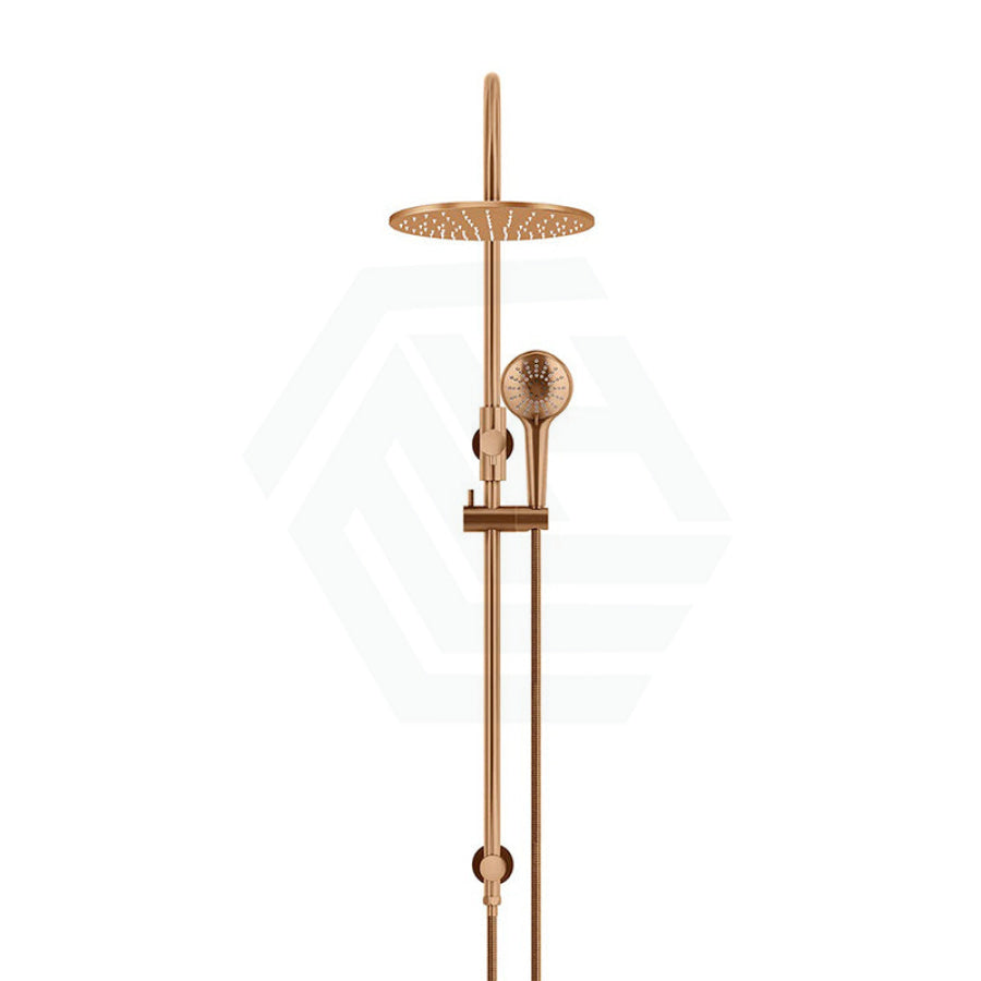 Meir 200/300mm Round Overhead Shower Set with Three Function Handheld Universal Water Inlet Variant Colour Available