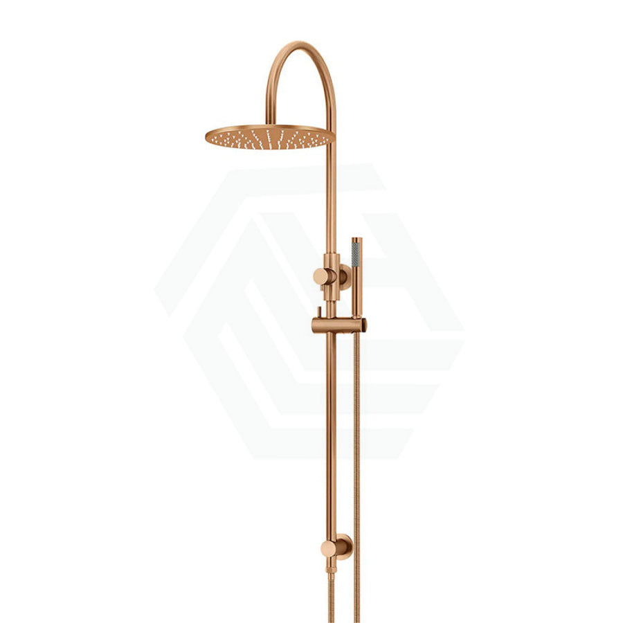 Meir 200/300Mm Round Overhead Shower Set With Hand Multi Colour Universal Water Inlet