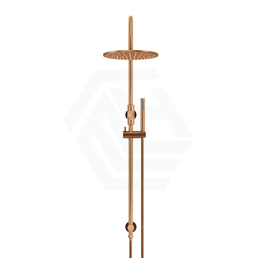 Meir 200/300Mm Round Overhead Shower Set With Hand Multi Colour Universal Water Inlet