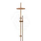 Meir 200/300Mm Round Overhead Shower Set With Hand Multi Colour Universal Water Inlet