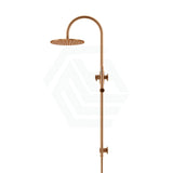 Meir 200/300Mm Round Overhead Shower Set With Hand Multi Colour Universal Water Inlet