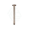 Meir 300Mm Round Ceiling Shower Arm Champagne Solid Brass Arms