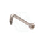 Meir 400Mm Round Wall Mounted Shower Curved Arm Champagne Solid Brass Arms