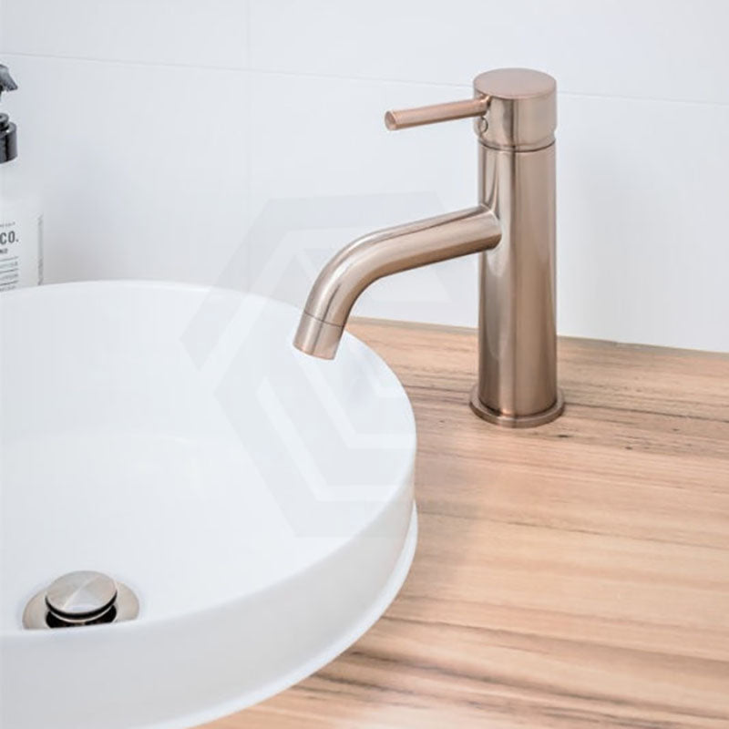 Meir 40Mm Solid Brass Pop Up Waste Drain No Overflow Champagne Basin Wastes