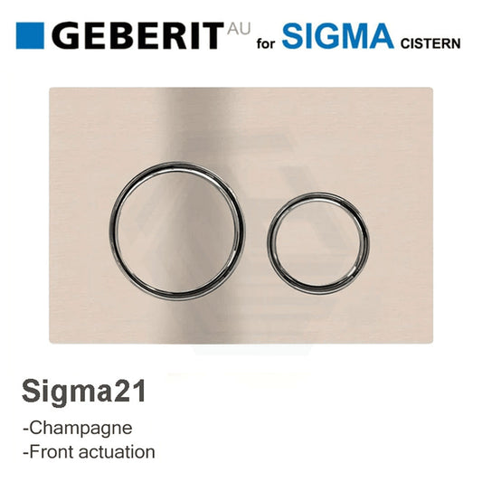 Meir Geberit Inwall Cistern Button For Sigma 21 Dual Flush Plate Champagne Toilets Push Buttons
