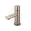 Meir Round Pinless Basin Mixer Champagne Chrome Short Mixers