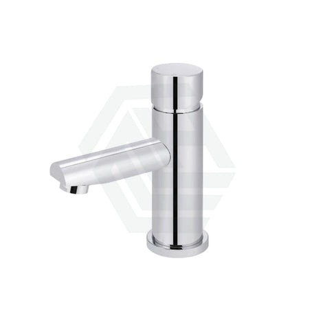 Meir Round Pinless Basin Mixer Polished Chrome Short Mixers