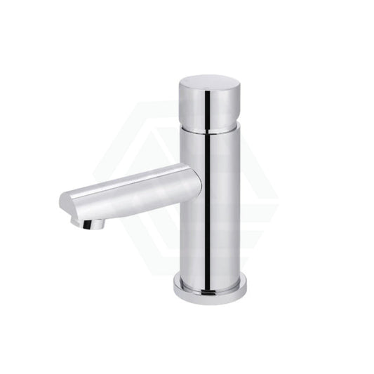 Meir Round Pinless Basin Mixer Polished Chrome Short Mixers