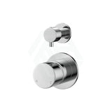 Meir Round Pinless Diverter Mixer Polished Chrome Wall Mixers 