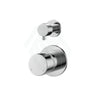 Meir Round Pinless Diverter Mixer Polished Chrome Wall Mixers 