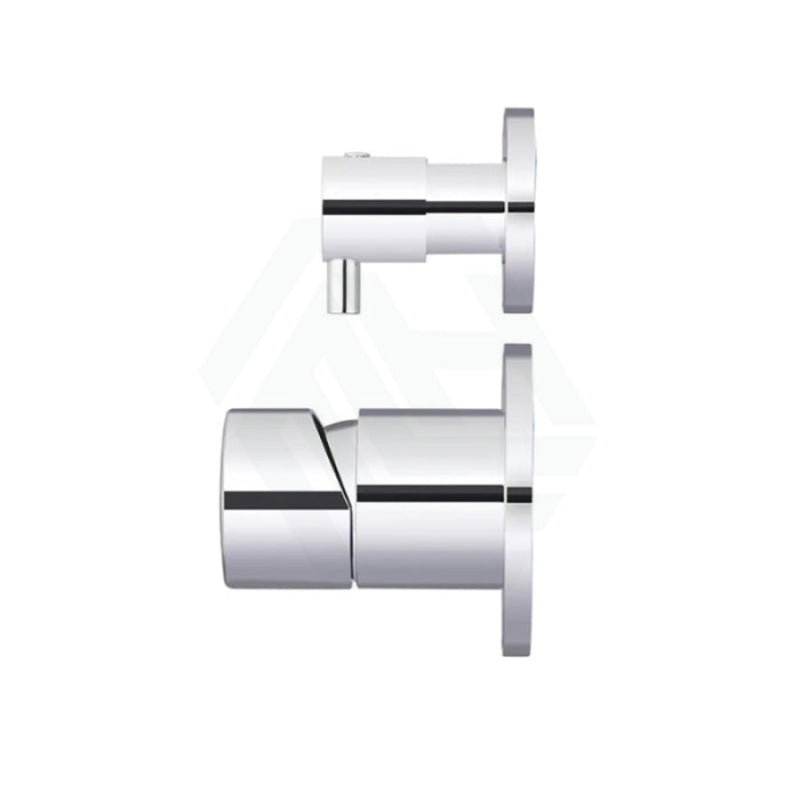 Meir Round Pinless Diverter Mixer Polished Chrome Wall Mixers 