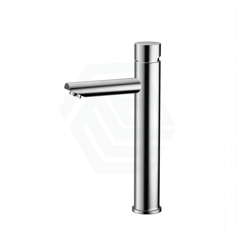 Meir Round Pinless Tall Basin Mixer Polished Chrome Mixers