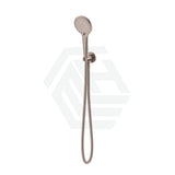 Meir Round Three Function Hand Shower On Fixed Bracket Champagne Handheld Sets