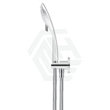 Meir Round Three Function Hand Shower On Fixed Bracket Polished Chrome Handheld Sets