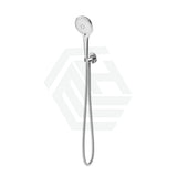 Meir Round Three Function Hand Shower On Fixed Bracket Polished Chrome Handheld Sets