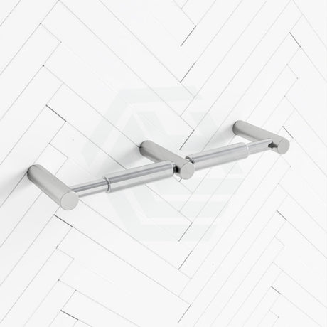 Metlam Lawson Double Toilet Roll Holder Polished Stainless Steel Ml6004Pss Chrome Paper Holders