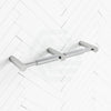 Metlam Lawson Double Toilet Roll Holder Polished Stainless Steel Ml6004Pss Chrome Paper Holders