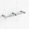 Metlam Paterson Double Toilet Roll Holder Polished Stainless Steel Ml6049Pss Chrome Paper Holders