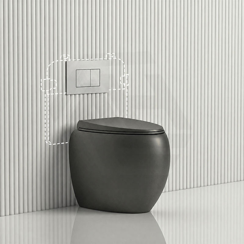 RAK CLOUD Rimless Wall Faced Toilet Pan with R&T Frameless Inwall Concealed Cistern Push Button - Variant Colour