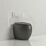RAK CLOUD Rimless Wall Faced Toilet Pan with R&T Frameless Inwall Concealed Cistern Push Button - Variant Colour