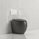 RAK CLOUD Rimless Wall Faced Toilet Pan with R&T Frameless Inwall Concealed Cistern Push Button - Variant Colour