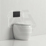 RAK CLOUD Rimless Wall Faced Toilet Pan with R&T Frameless Inwall Concealed Cistern Push Button - Variant Colour