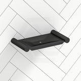 Metlam Stainless Steel Soap Dish Designer Matt Black