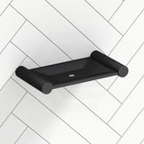 Metlam Stainless Steel Soap Dish Designer Matt Black