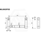 Metlam Lawson Single Toilet Roll Holder Polished Stainless Steel