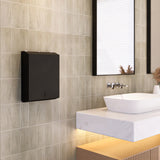 Metlam Stainless Steel Paper Towel Dispenser Surface Mounted Matt Black