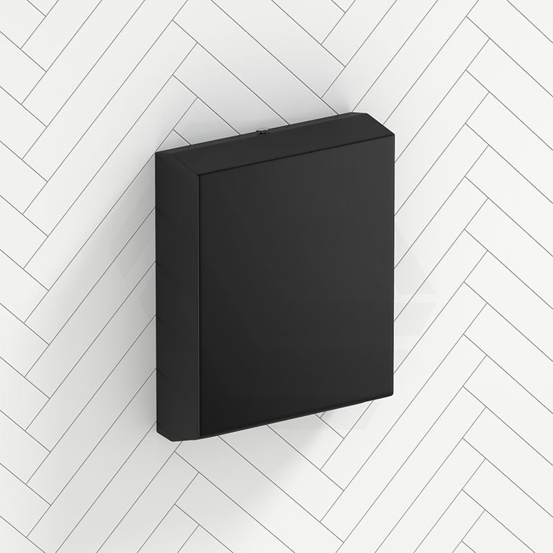 Metlam Stainless Steel Paper Towel Dispenser Surface Mounted Matt Black Tissue Toilet Roll