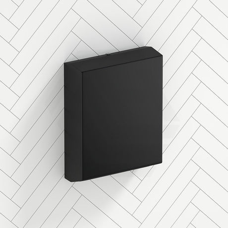 Metlam Stainless Steel Paper Towel Dispenser Surface Mounted Matt Black Tissue Toilet Roll